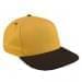Athletic Gold Low Crown 5 Panel-Black Visor, Eyelets