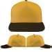 USA Made Athletic Gold-Black Low Crown 5 Panel Cap