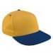 Athletic Gold Low Crown 5 Panel-Navy Visor, Eyelets