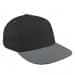 Dark Gray Low Crown 5 Panel-Light Gray Visor, Eyelets