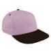 Pink Low Crown 5 Panel-Black Visor, Eyelets