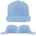 USA Made Light Blue Low Crown 5 Panel Cap