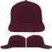 USA Made Burgundy Low Crown 5 Panel Cap