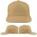 USA Made Khaki Low Crown 5 Panel Cap