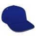 Royal Blue Low Crown 5 Panel-Light Gray Sandwich, Eyelets