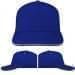 USA Made Royal Blue-Light Gray Low Crown 5 Panel Cap