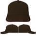 USA Made Black-Red Low Crown 5 Panel Cap