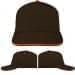 USA Made Black-Orange Low Crown 5 Panel Cap