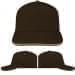 USA Made Black-Khaki Low Crown 5 Panel Cap