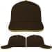 USA Made Black-Athletic Gold Low Crown 5 Panel Cap