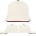 USA Made White-Red Low Crown 5 Panel Cap