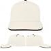 USA Made White-Black Low Crown 5 Panel Cap