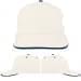 USA Made White-Navy Low Crown 5 Panel Cap