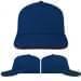 USA Made Navy-Red Low Crown 5 Panel Cap