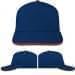 USA Made Navy-Orange Low Crown 5 Panel Cap