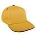 Athletic Gold Low Crown 5 Panel-Black Sandwich, Eyelets