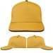 USA Made Athletic Gold-Black Low Crown 5 Panel Cap