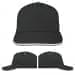 USA Made Dark Gray-White Low Crown 5 Panel Cap