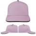 USA Made Pink-Black Low Crown 5 Panel Cap