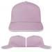 USA Made Pink-White Low Crown 5 Panel Cap