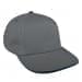 Light Gray Low Crown 5 Panel-Navy Sandwich, Eyelets