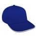 Royal Blue-White Ripstop Leather Skate Hat