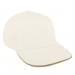 White-Khaki Wool Snapback Skate Hat