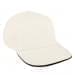 White-Black Ripstop Slide Buckle Skate Hat