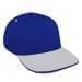 Royal Blue Low Crown 5 Panel-White Visor, Eyelets