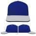 USA Made Royal Blue-White Low Crown 5 Panel Cap
