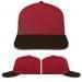 USA Made Red-Black Low Crown 5 Panel Cap