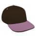 Black Low Crown 5 Panel-Pink Visor, Eyelets