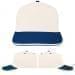 USA Made White-Navy Low Crown 5 Panel Cap