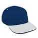 Navy Low Crown 5 Panel-White Visor, Eyelets