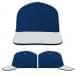 USA Made Navy-White Low Crown 5 Panel Cap
