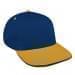 Navy Low Crown 5 Panel-Athletic Gold Visor, Eyelets