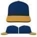 USA Made Navy-Athletic Gold Low Crown 5 Panel Cap