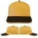 USA Made Athletic Gold-Black Low Crown 5 Panel Cap