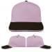 USA Made Pink-Black Low Crown 5 Panel Cap