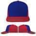 USA Made Royal Blue-Red Low Crown 5 Panel Cap