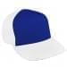 Royal Blue Low Crown 5 Panel-White Back Half, Visor