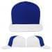 USA Made Royal Blue-White Low Crown 5 Panel Cap