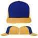 USA Made Royal Blue-Athletic Gold Low Crown 5 Panel Cap