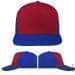 USA Made Red-Royal Blue Low Crown 5 Panel Cap