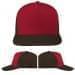 USA Made Red-Black Low Crown 5 Panel Cap
