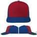 USA Made Red-Navy Low Crown 5 Panel Cap