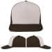 USA Made Putty-Black Low Crown 5 Panel Cap