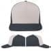 USA Made Putty-Dark Gray Low Crown 5 Panel Cap