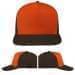 USA Made Orange-Black Low Crown 5 Panel Cap