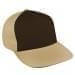 Black Low Crown 5 Panel-Khaki Back Half, Visor